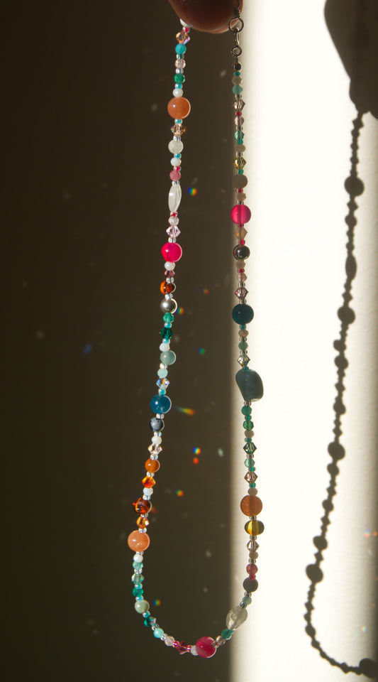 Rainbow Necklace (vegan)